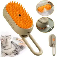 52 BITS - Cepillo de Mascotas de Vapor Expandible Multicolor