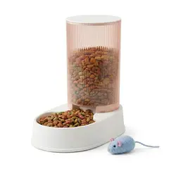 52 BITS - Dispensador Comida Mascotas Automático Color Transparente