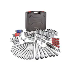 POWERBUILT - Juego de Herramientas 642453 Mecánicas de 152 Piezas con Trinquete de 72 Dientes