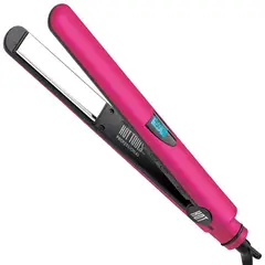 HOT TOOLS - Plancha de Pelo Digital de Titanio Rosa con Placas de 2.5 cm