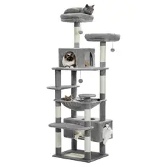 undefined - Gimnasio para Gatos PAWZ Road de 183 cm con Condominio y Hamaca