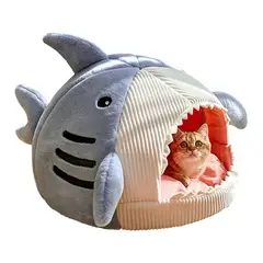 undefined - Cama Para Gatos En Forma De Tiburón