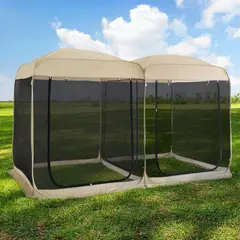 ALVANTOR - Carpa Para Camping 6 Personas Beige