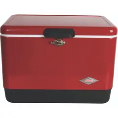 COLEMAN - Hielera de 51 Litros en Acero Inoxidable con Retención de Hielo de 4 Días