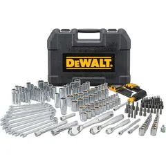 DEWALT - Juego de Herramientas Mecánicas de 205 Piezas con Estuche Resistente