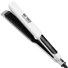 HOT TOOLS - Plancha de Pelo Pro Artist Nano de Cerámica con Placas XL de 3.8 cm