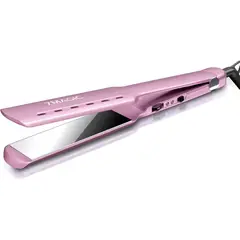 7MAGIC - Plancha de Pelo de Titanio de 4.3 cm con Calentamiento Rápido y Doble Voltaje