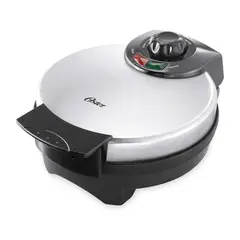 OSTER - Waflera Belga de 1080W con Placas Antiadherentes y Control de Temperatura