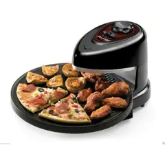 PRESTO - Horno de Pizza Rotatorio Pizzazz Plus 1500 W con Control de Temperatura
