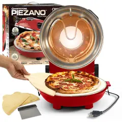 undefined - Horno Eléctrico para Pizza Granitestone Piezano con Piedra de Cerámica y Temperatura de Hasta 427°C