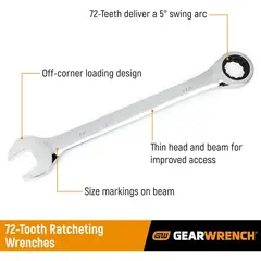 GEARWRENCH - Juego De Llaves De Trinquete De 34 Piezas SAE Y Métrico Profesional