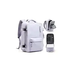 WONHOX - Mochila Grande Aprobada para Vuelo con Compartimento para Zapatos