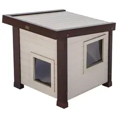 undefined - Casa Exterior Para Gatos Ecoflex Albany Resistente y Fácil de Ensamblar