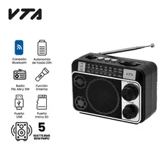 VTA PLUS - Radio Am / Fm Recargable 5W Rms