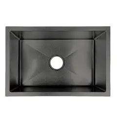 GRIFOS CENTER - Lavaplatos En Acero 304 Negro 60*45*21cm