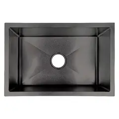 GRIFOS CENTER - Lavaplatos Acero Negro 60*40*22Cm + Accesorios