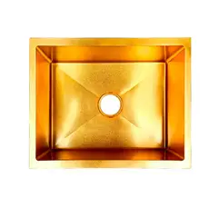 GRIFOS CENTER - Lavaplatos En Acero 304 Dorado 51*45*21cm
