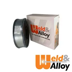 WELD&ALLOY - Soldadura MIG Inoxidable 308l Si 0.035 Pulgadas 0.9 mm Rollo x 10 Kilos
