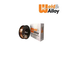 WELD&ALLOY - Soldadura MIG Acero al Carbón Er70s-6 0.035 Pulgadas 0.9 mm Rollo x 1 Kilo