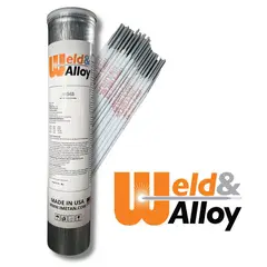 WELD&ALLOY - Soldadura Electrodo Revestido Aluminio E4043 1/8 Pulgadas Caja x 2 Kilos