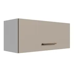 MADESA - Gabinete Superior de Almacenamiento para Garaje Multiuso 80 cm Blanco/crema