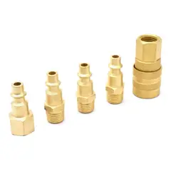 UYUSTOOLS - Set 5 Acoples para Compresor 1/4 Pulgada