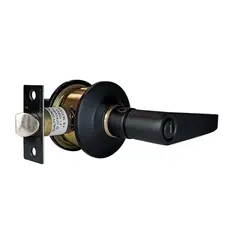 KL SECURITY - Kl 903 A Black Manija Cilindrica Negra En Aluminio Funcion Alcoba