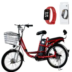 FULLER - Bicicleta Eléctrica Dos Puestos Glx Red Rin 20" 350w