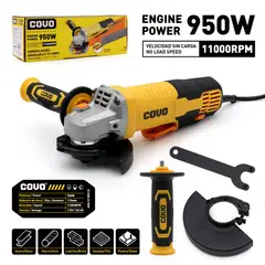 COVO - Pulidora 4 1/2 Pulgadas Eléctrica 950 W 11000 RPM Profesional