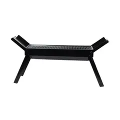 MR BEEF - Asador A Carbón 60x24Cm con Bandejas Latelares