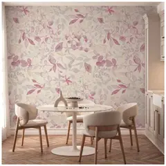 A S CREATION - Fotomural Floral Beige Rosa 53 Cm X 8.80 M