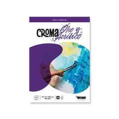 ICOPEL - Block Croma Óleo y Acrílico 450 G - A4 x 10 Hojas