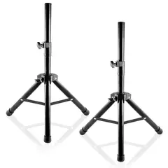 ENERGY PLUS - Set X 2 Soporte Trípode para Parlantes Bafles 115 cm Ajustable