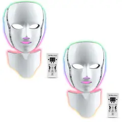 STYLE STARS - Set X2 Máscara Cuello Facial Led Rujevenecer Reducir Arrugas