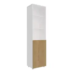 JUST HOME COLLECTION - Mueble Auxiliar de Aseo Luma 186.9x48x36.7cm Rovere Blanco