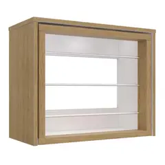 JUST HOME COLLECTION - Mueble Flotante de Aseo Luma 49.5x62x30cm Rovere Blanco