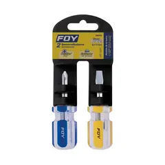 FOY - Juego de 2 Mini Destornilladores Tatamaco Mango