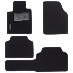 AUTOSTYLE - Tapete Alfombra Negro 4P Licra