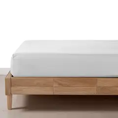 DISTRIHOGAR - Sabana Hotel Ajustable Sencilla 200 Hilos Blanca