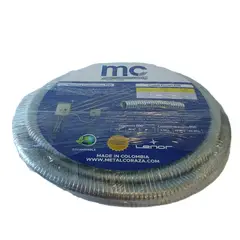 GENERICO - Coraza Galvanizada 1/2 Pg 10 Mt