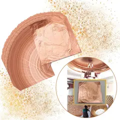 GENERICO - Hojas de Papel Rosado Decoración Hogar 100 U