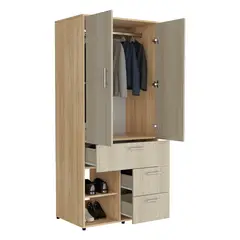 RTA DESIGN - Closet Sevilla 179X80X50 Rta Madera Natural Eu