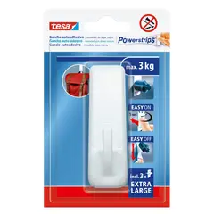 TESA - Gancho Adhesivo Ps XL Rectangular Blanco