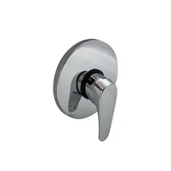 INKORPORAR - Grifería De Ducha Domen Monocontrol Cromado Placa 15 Cms Consumo 7.3 l/min