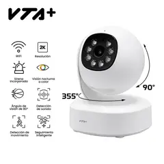 VTA PLUS - Cámara Inteligente Con Movimiento 2K Element Vta.+