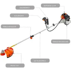 undefined - Desbrozadora desmalezadora uso Profesional 3.6 Hp 52cc Osaka