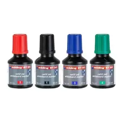 EDDING - Tinta Marcador Recargable Borrable Bt-30 x4 Und