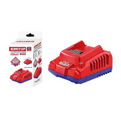 EMTOP - Cargador Batería 20v Ion-Litio Con Indicador Led.