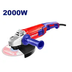 EMTOP - Pulidora 7 Pulgadas Eléctrica Uso Rudo 2000 W 8450 RPM Industrial