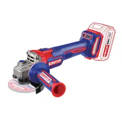 EMTOP - Pulidora Brushless Inalámbrica 4 1/2 Pulgadas 8500RPM + Batería 4 Ah + Cargador